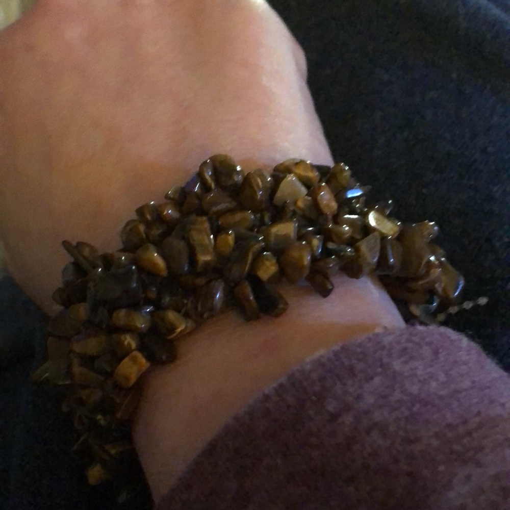 Tiger’s Eye Chip Elastic Bracelet- 535. $25 or $20 w/offer